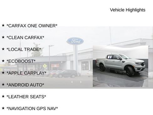 Used 2023 Ford Ranger Lariat w/ Equipment Group 501A High AWD/4WD image 19