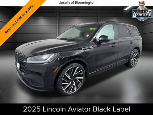 Certified 2025 Lincoln Aviator Black Label w/ Jet Appearance Package image 1