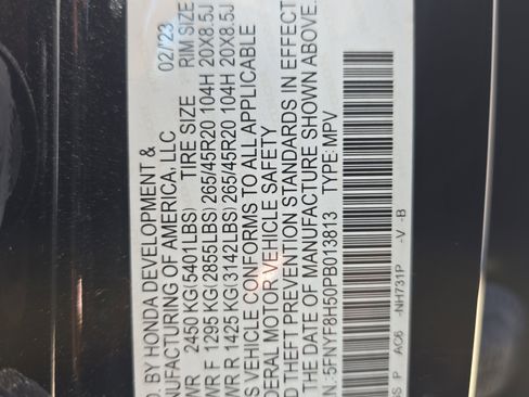 Certified 2023 Honda Passport EX-L image 37