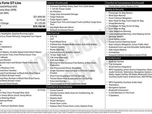 Used 2023 Kia Forte GT-Line FWD image 32