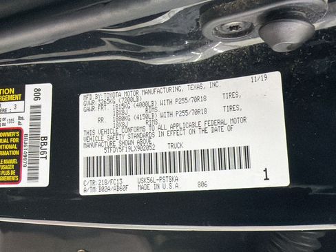 Used 2020 Toyota Tundra SR5 AWD/4WD image 18