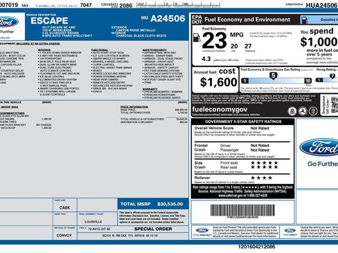 Used 2017 Ford Escape SE AWD/4WD image 6