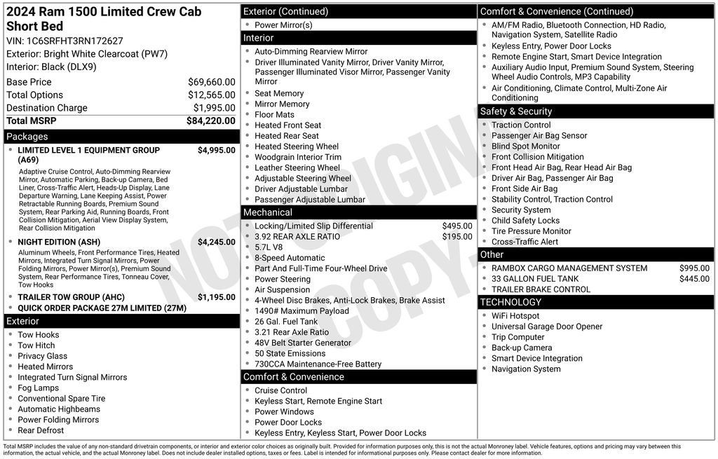 Used 2024 RAM 1500 Limited AWD/4WD image 2