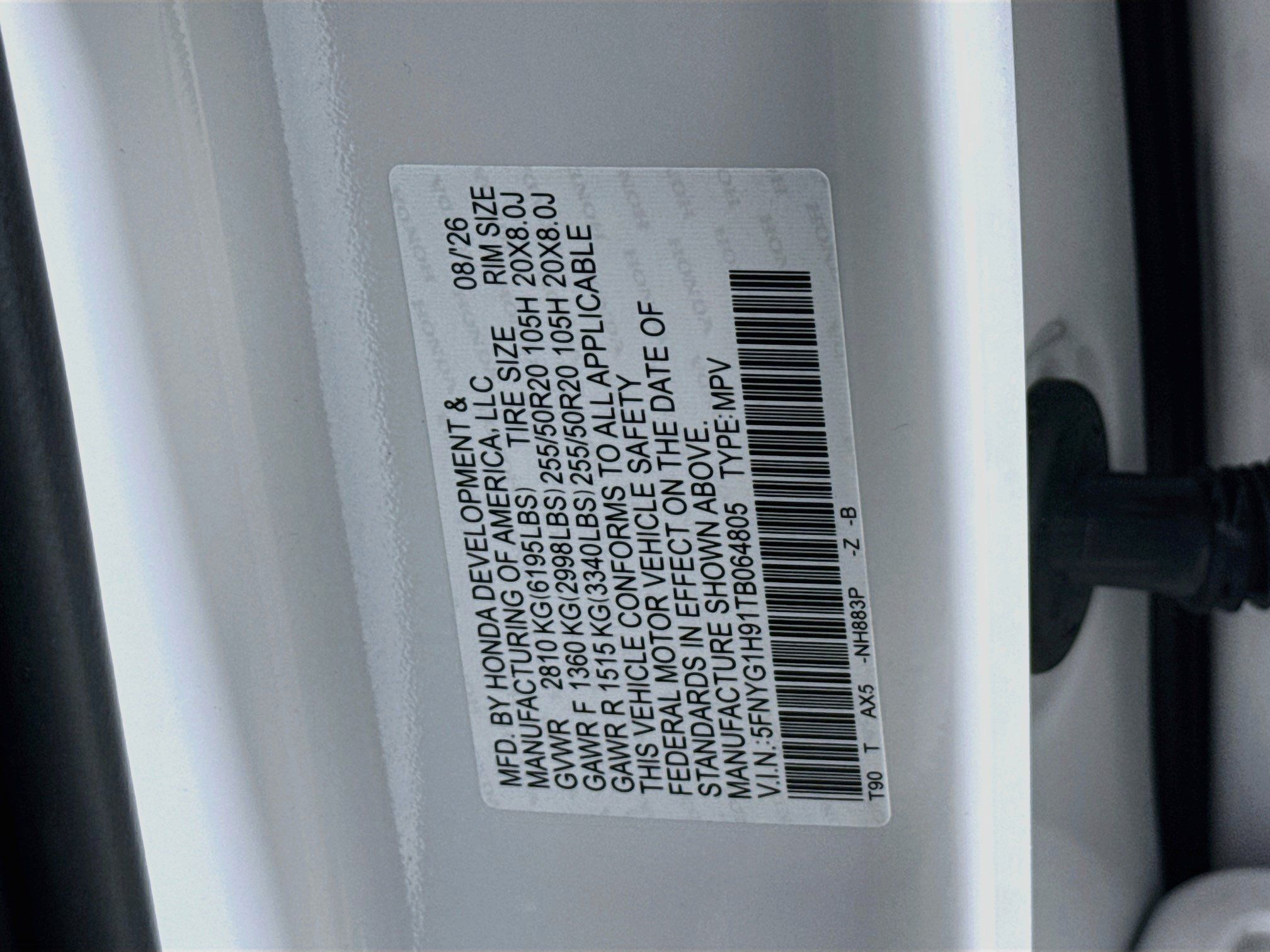 New 2026 Honda Pilot Black Edition image 41