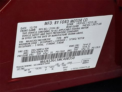 Used 2021 Ford EcoSport SE image 26