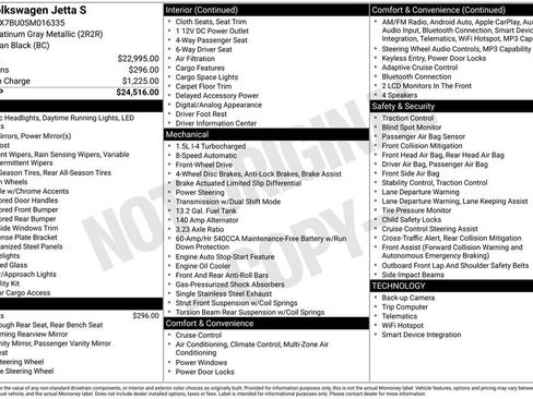 Used 2025 Volkswagen Jetta S FWD image 3