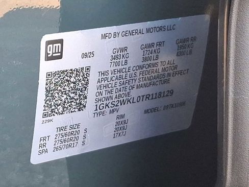 Used 2026 GMC Yukon XL AT4 Ultimate w/ LPO, Floor Liner Package image 33