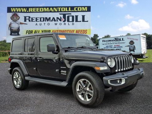 Certified 2022 Jeep Wrangler Unlimited Sahara w/ Cold Weather Group image 1