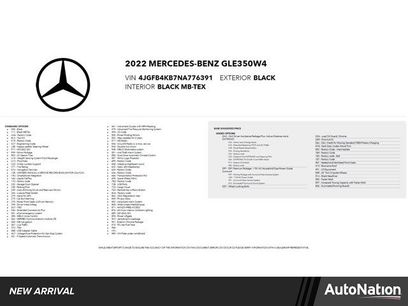 Used 2022 Mercedes-Benz GLE 350 4MATIC