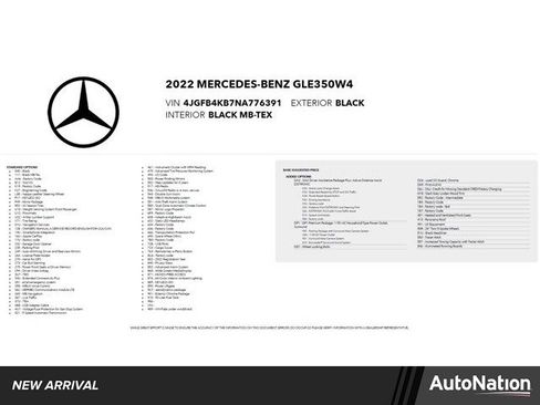 Used 2022 Mercedes-Benz GLE 350 4MATIC image 1