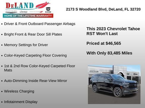 Used 2023 Chevrolet Tahoe RST AWD/4WD image 30