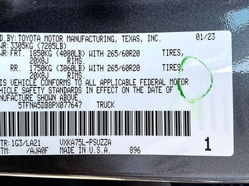 Used 2023 Toyota Tundra Platinum image 34