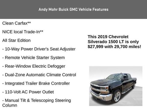 Used 2019 Chevrolet Silverado 1500 LT w/ All Star Edition image 4