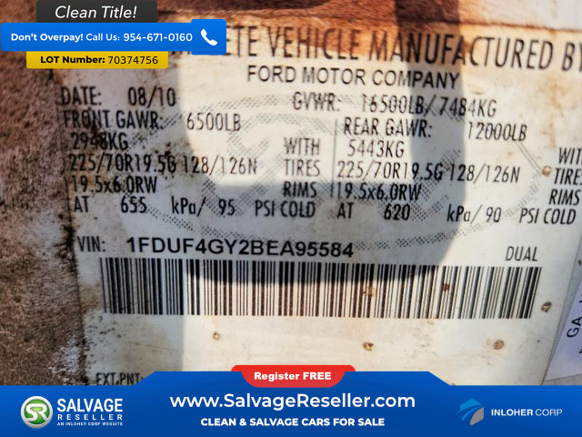 Used 2011 Ford F450 XL w/ PWR Equipment Group RWD image 15