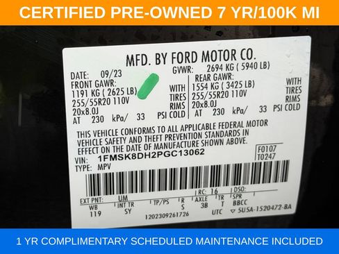 Used 2023 Ford Explorer XLT w/ Equipment Group 202A AWD/4WD image 31