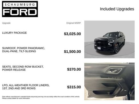 Used 2023 Chevrolet Tahoe RST w/ Luxury Package AWD/4WD image 4