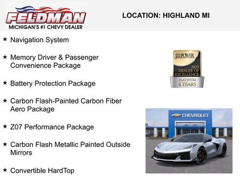 New 2026 Chevrolet Corvette Z06 w/ Z07 Performance Package image 3