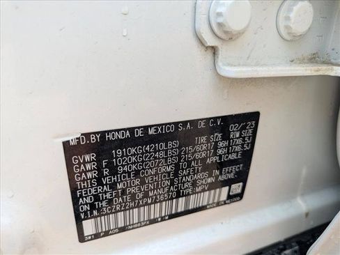 Used 2023 Honda HR-V EX-L image 17