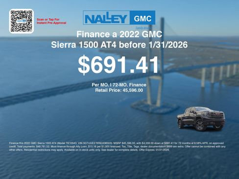 Used 2022 GMC Sierra 1500 AT4 w/ AT4 Premium Package image 3