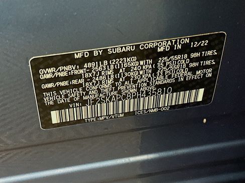 Used 2023 Subaru Forester Limited AWD/4WD image 12