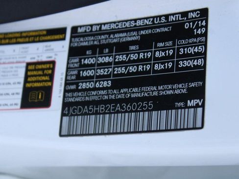 Used 2014 Mercedes-Benz ML 350 4MATIC image 17