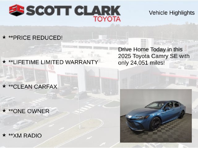 Used 2025 Toyota Camry SE FWD image 12