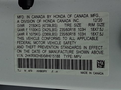 Used 2021 Honda CR-V EX-L image 30