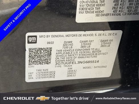 Used 2022 GMC Sierra 1500 AT4X AWD/4WD image 41