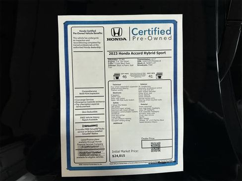 Used 2023 Honda Accord Sport image 13