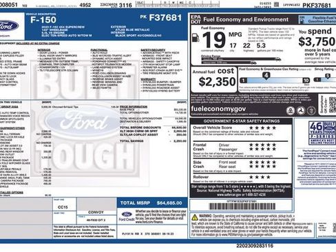 Used 2023 Ford F150 XLT w/ Equipment Group 302A High image 4