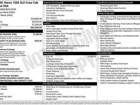 Used 2024 GMC Sierra 1500 SLE w/ Preferred Package AWD/4WD image 35