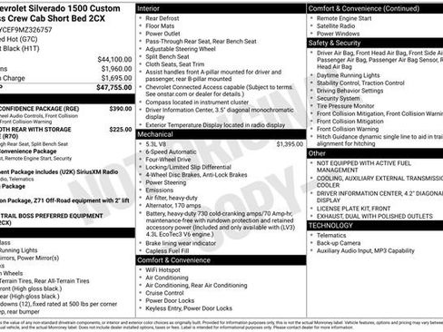 Used 2021 Chevrolet Silverado 1500 Custom Trail Boss w/ Safety Confidence Package image 4