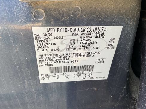 Used 2004 Ford F250 XLT image 15