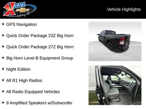 Used 2024 RAM 1500 Big Horn AWD/4WD image 2
