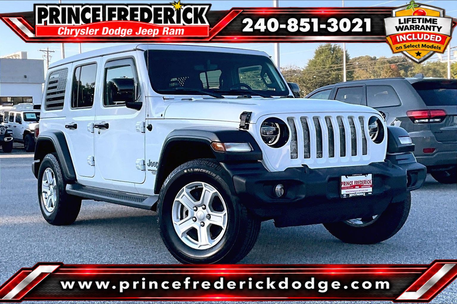 Used 2020 Jeep Wrangler Unlimited Sport S w/ Sun And Sound Package AWD/4WD image 1