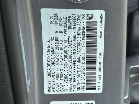 Certified 2023 Honda Civic Sport image 14