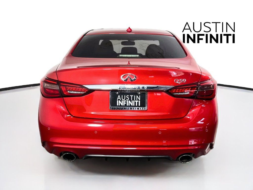 Certified 2023 INFINITI Q50 Luxe w/ Cargo Package RWD image 9