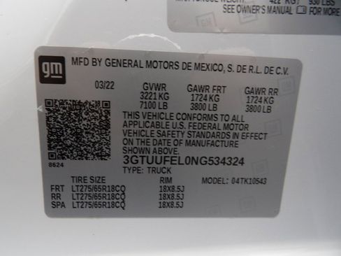 Used 2022 GMC Sierra 1500 AT4X image 66