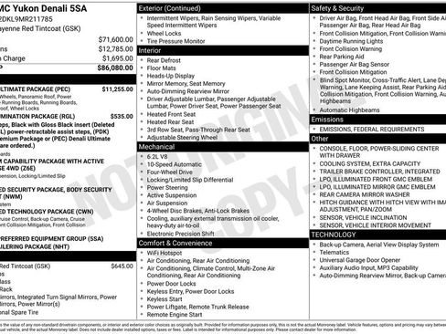 Used 2021 GMC Yukon Denali w/ Denali Ultimate Package image 41