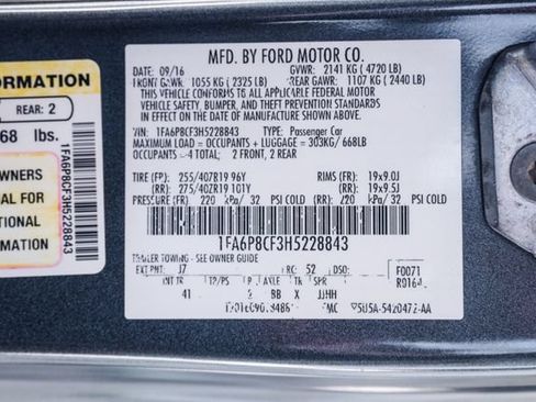 Used 2017 Ford Mustang GT Premium w/ GT Performance Package RWD image 74