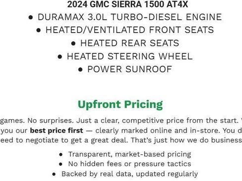 Used 2024 GMC Sierra 1500 AT4X w/ AT4X AEV Edition AWD/4WD image 2