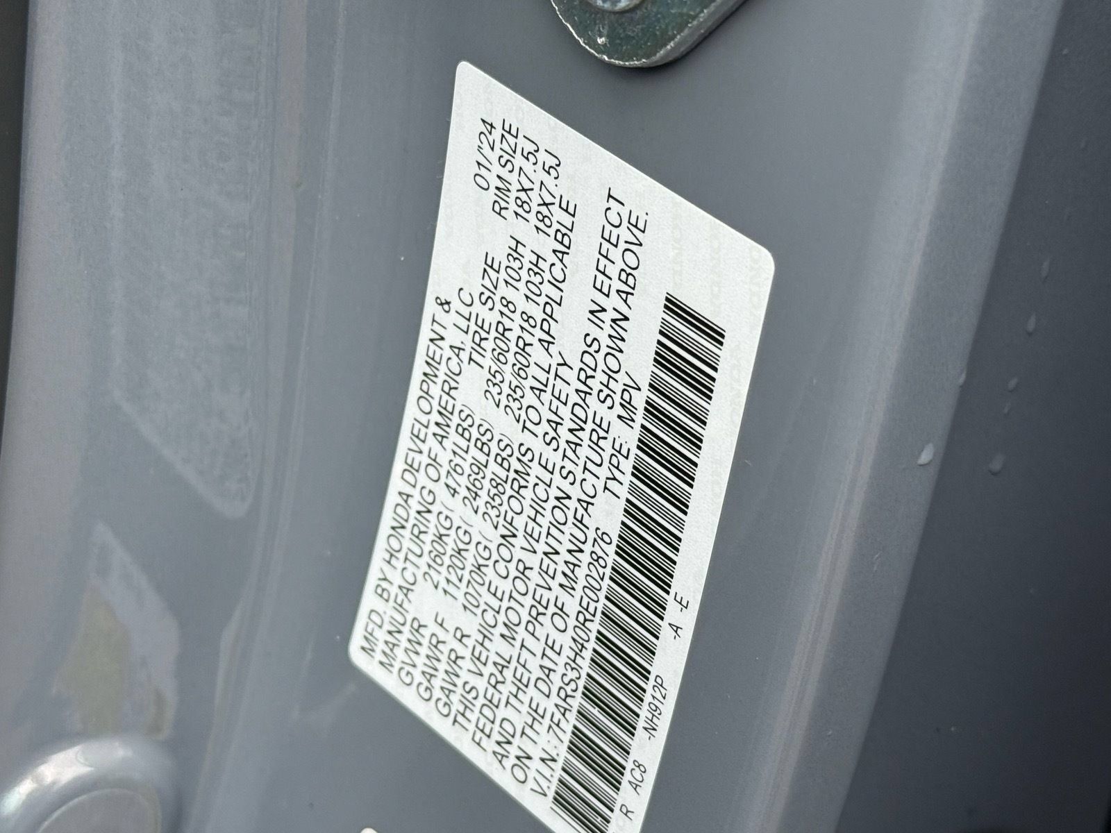 Certified 2024 Honda CR-V EX image 36