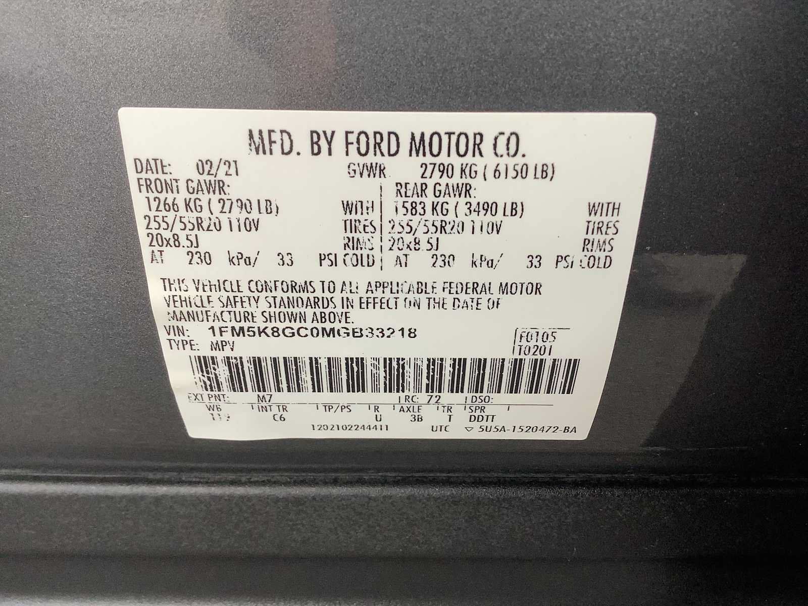 Used 2021 Ford Explorer ST w/ Equipment Group 401A AWD/4WD image 21