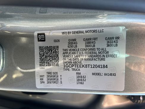 New 2026 Chevrolet Colorado Trail Boss AWD/4WD image 34