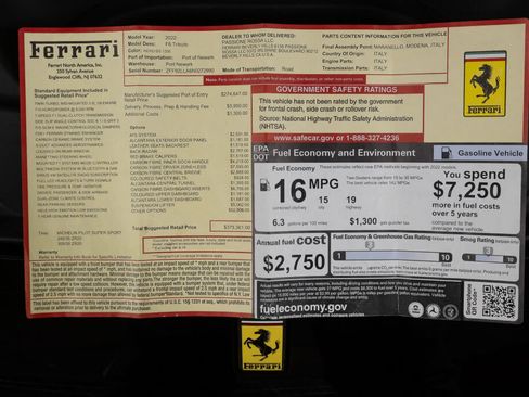 Used 2022 Ferrari F8 Tributo RWD image 24