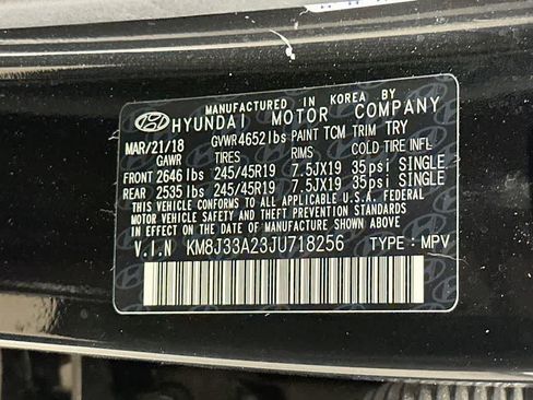 Used 2018 Hyundai Tucson Limited FWD image 23