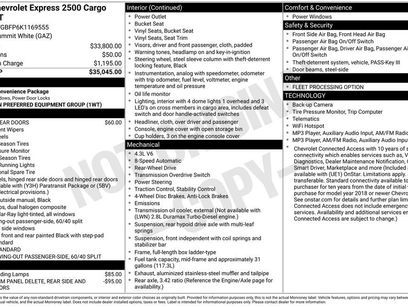Used 2019 Chevrolet Express 2500 Extended