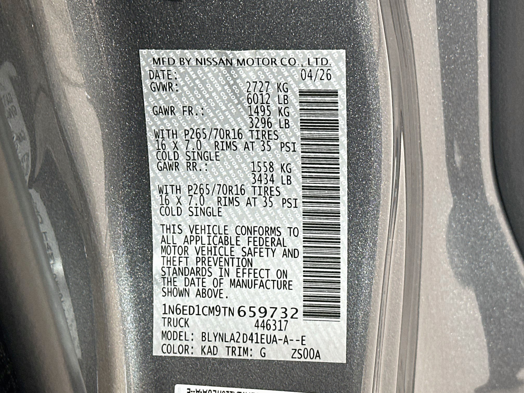 Used 2026 Nissan Frontier S AWD/4WD image 29
