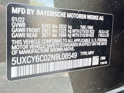 Used 2022 BMW X6 xDrive40i w/ Executive Package image 21