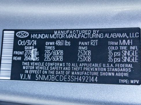 Used 2025 Hyundai Tucson SEL AWD/4WD image 30